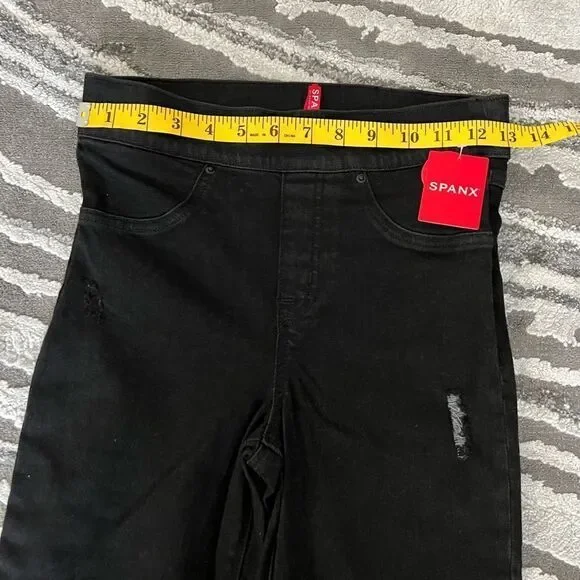 Spanx Distressed Denim Legging Jegging - Picture 8 of 11